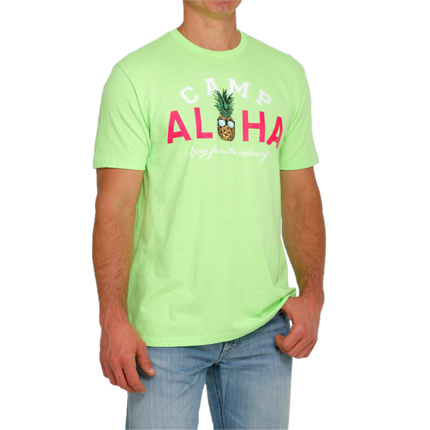 Cinch® Men's Green Short Sleeve Premium Heather T-Shirt MTT1690509