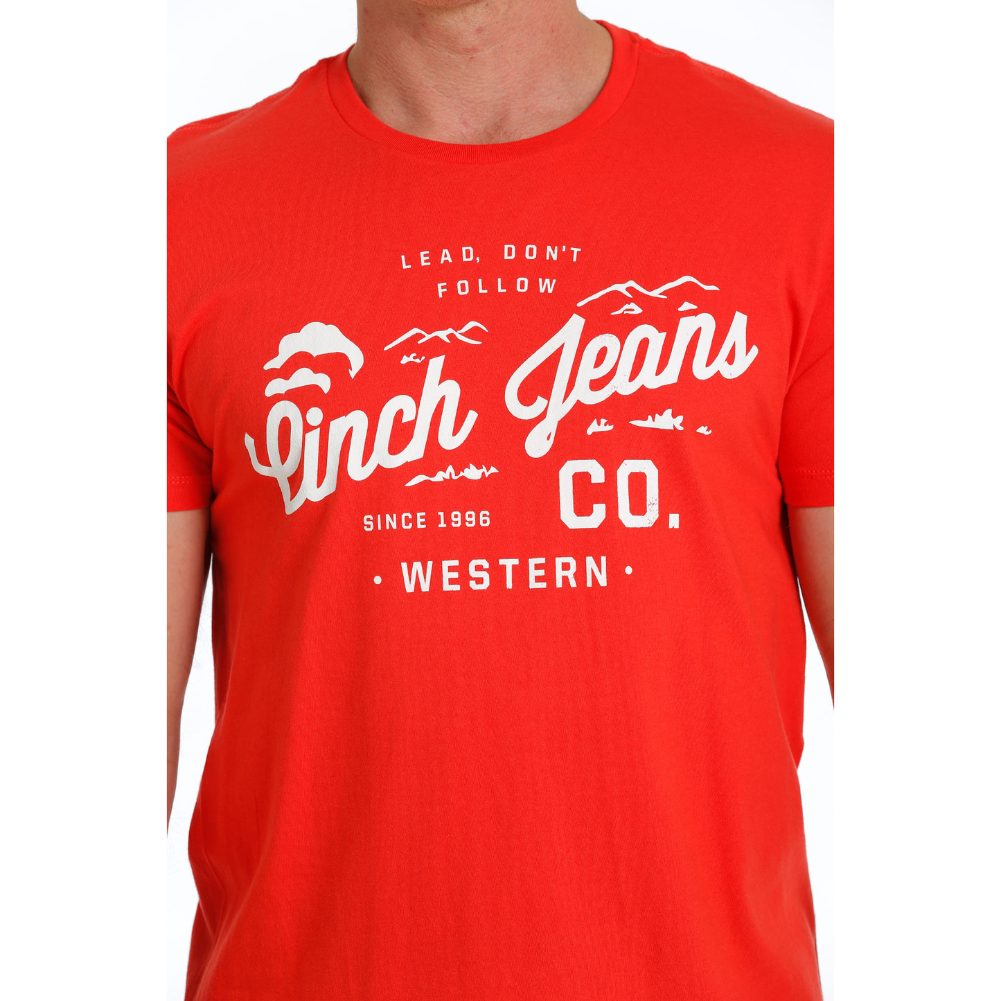 Cinch® Men's Red 1996 Logo Graphic T-Shirt MTT1690561