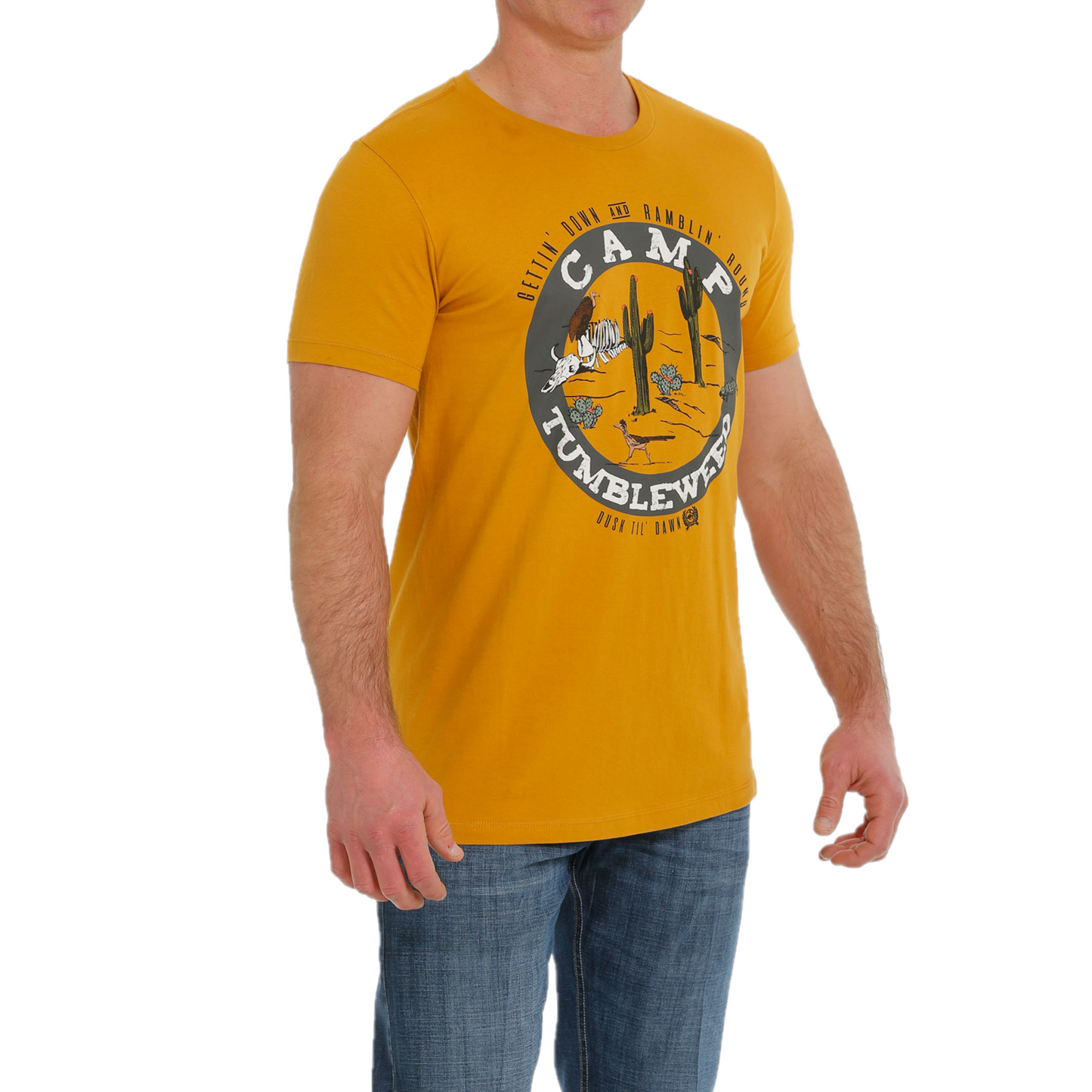 Cinch® Men's Camp Tumbleweed Gold Graphic T-Shirt MTT1690565