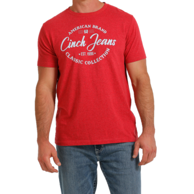 Cinch® Men's Graphic Red Heather T-Shirt MTT1690569
