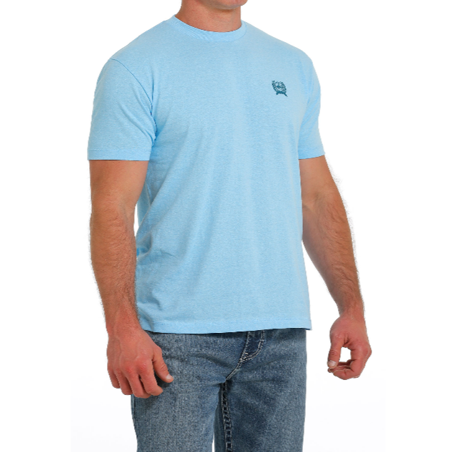 Cinch® Men's "Fixin' To Get Western" Graphic Blue T-Shirt MTT1690577