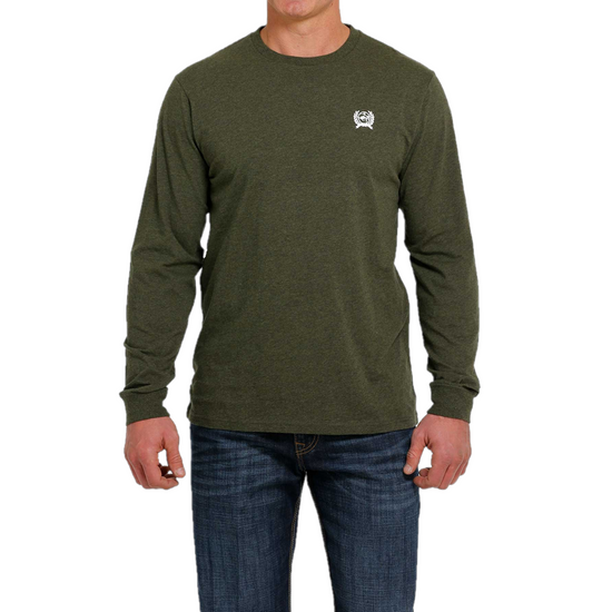 Cinch® Men's Logo Olive Green Jersey T-Shirt MTT1721005