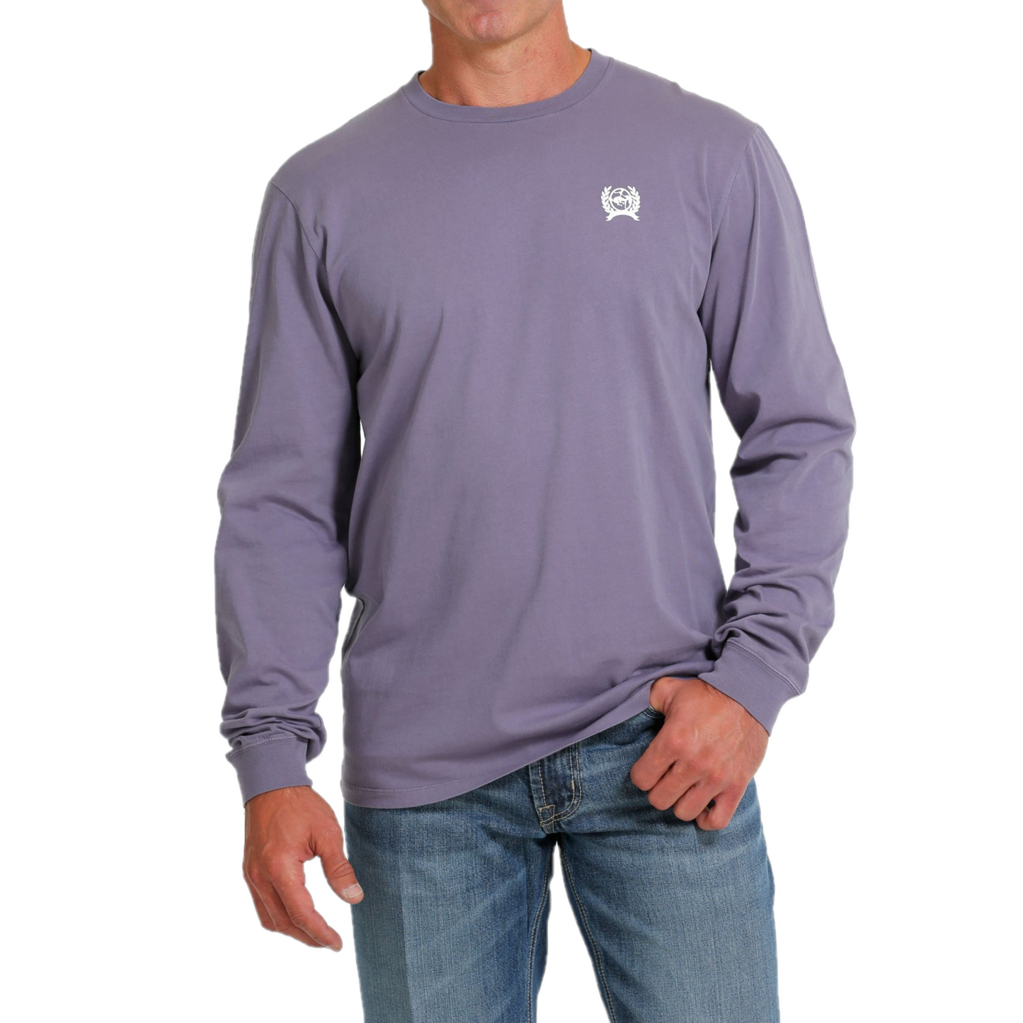 Cinch® Men's Lilac "Home Of The Brave" Graphic T-Shirt MTT1721009