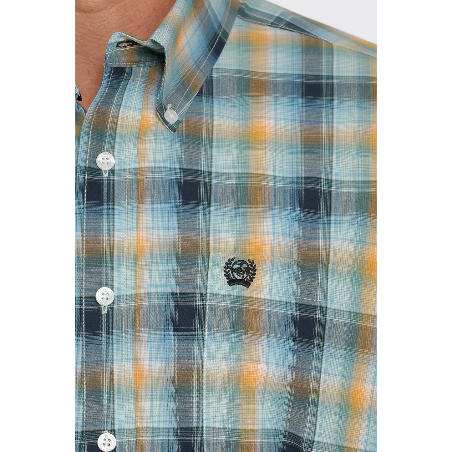 Cinch® Men's Multi-Colored Plaid Button Down Shirt MTW1105422