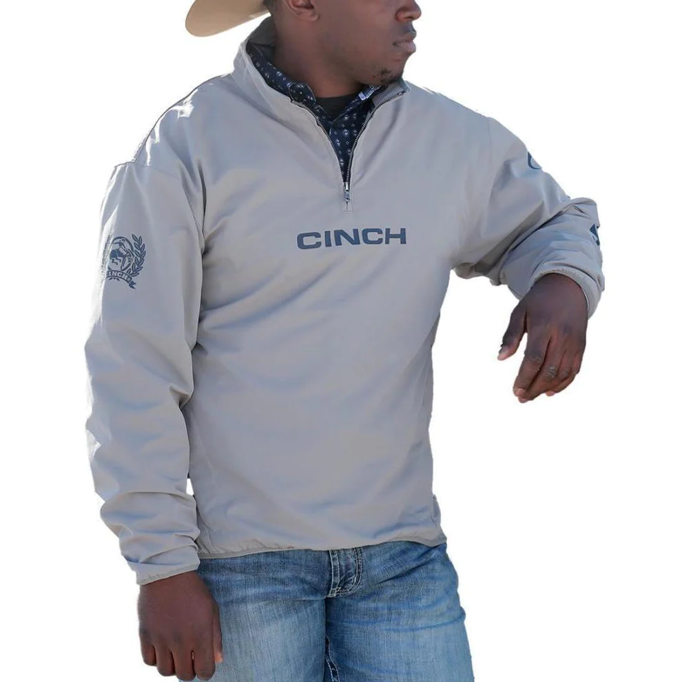 Cinch Men's Grey Windbreaker Jacket MWJ1000009