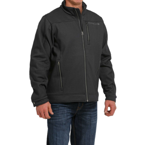 Cinch® Men's Black Textured Bonded Jacket MWJ1086010