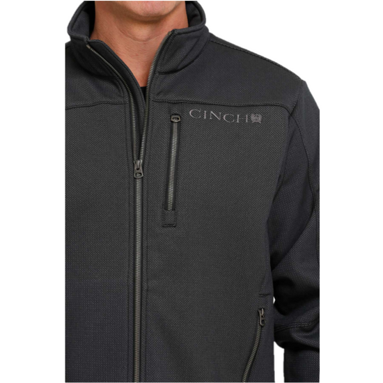Cinch® Men's Black Textured Bonded Jacket MWJ1086010