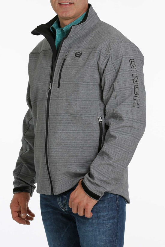 Cinch Men's Grey Textured Bonded Jacket MWJ1500004