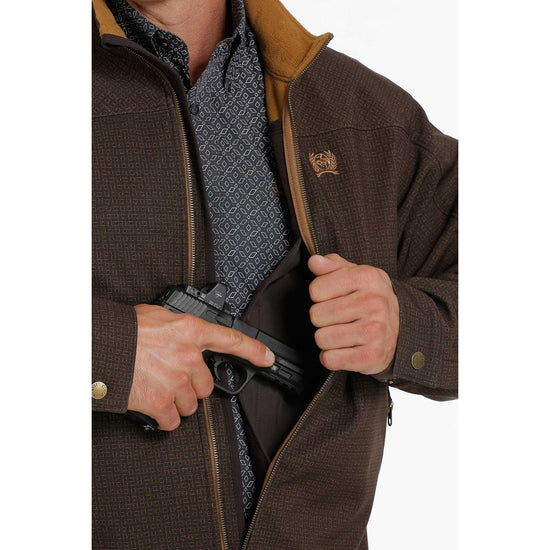 Cinch Men's Bonded Concealed Carry Brown Jacket MWJ1537003