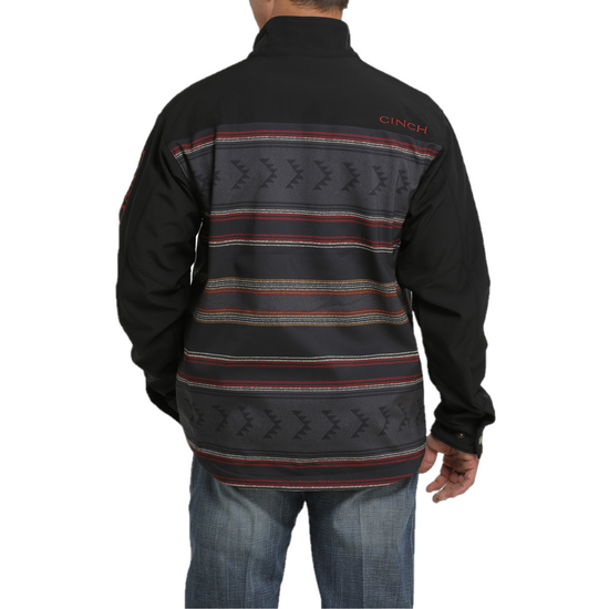 Cinch® Men's Striped Black Concealed Carry Jacket MWJ1538002