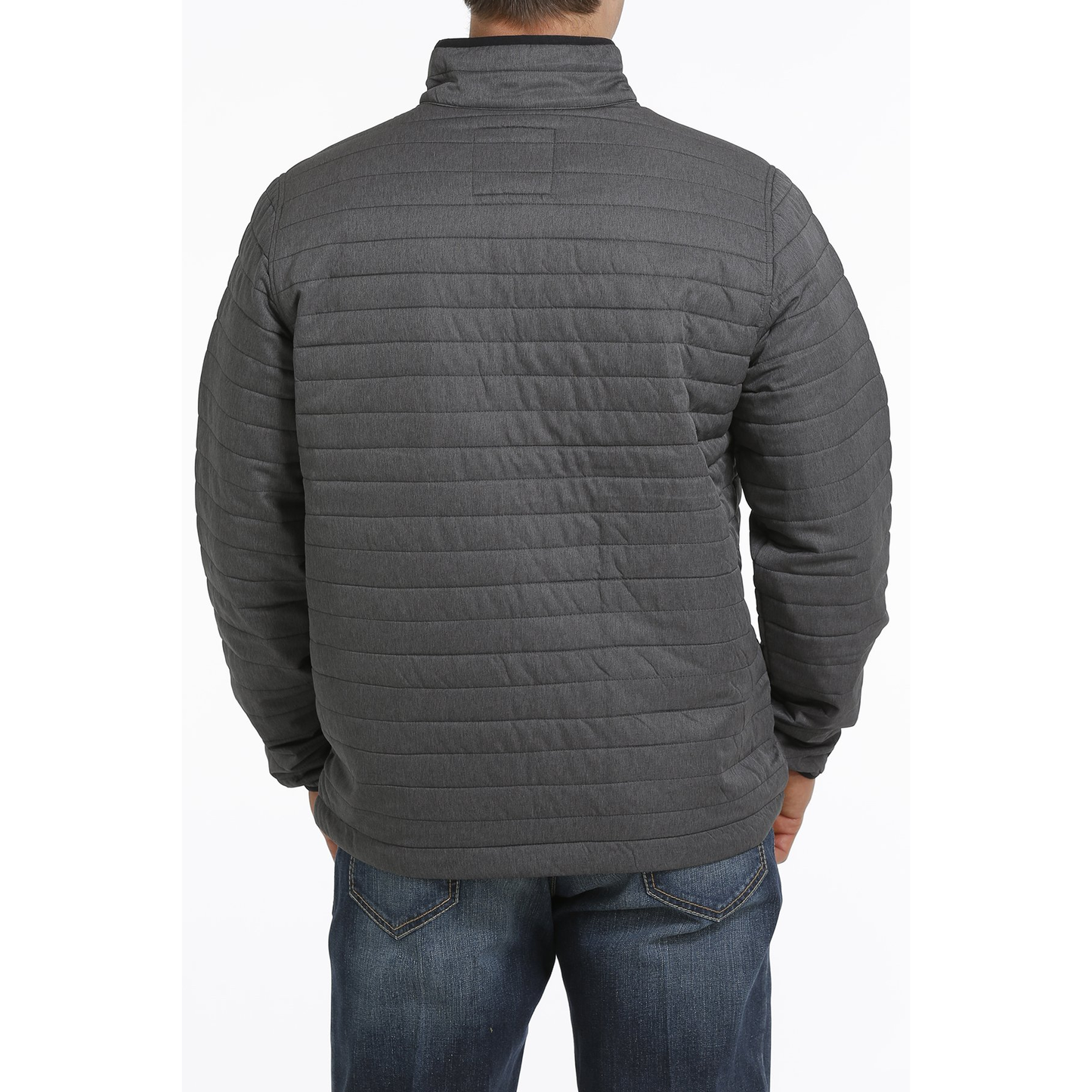 Cinch® Men's Half Zip Polyfill Charcoal Grey Pullover MWJ1547002
