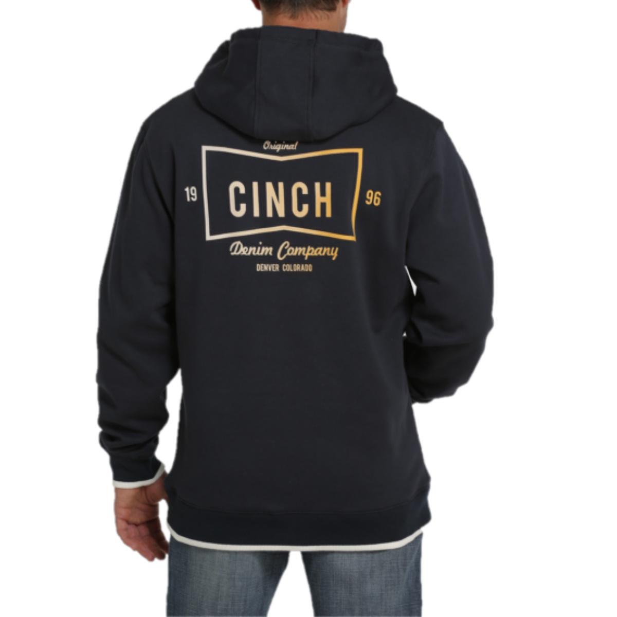 Cinch® Men's Graphic Logo Navy Blue Pullover Sweatshirt MWK1206022