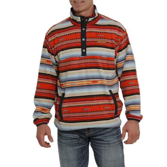 Cinch® Men's Multicolored Aztec Print Pullover MWK1514013
