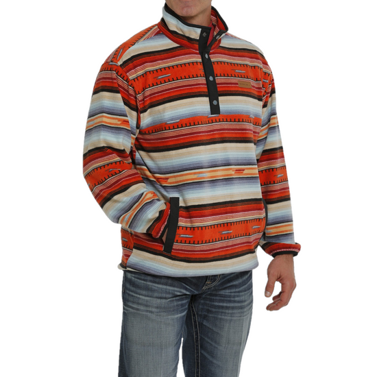 Cinch® Men's Multicolored Aztec Print Pullover MWK1514013