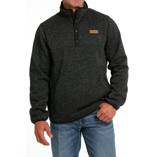 Cinch Men's Heather Charcoal Pullover Sweater MWK1534004