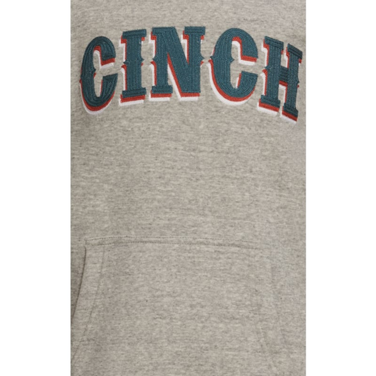 Cinch Youth Boy's Heather Grey Pullover Hoodie MWK7510006