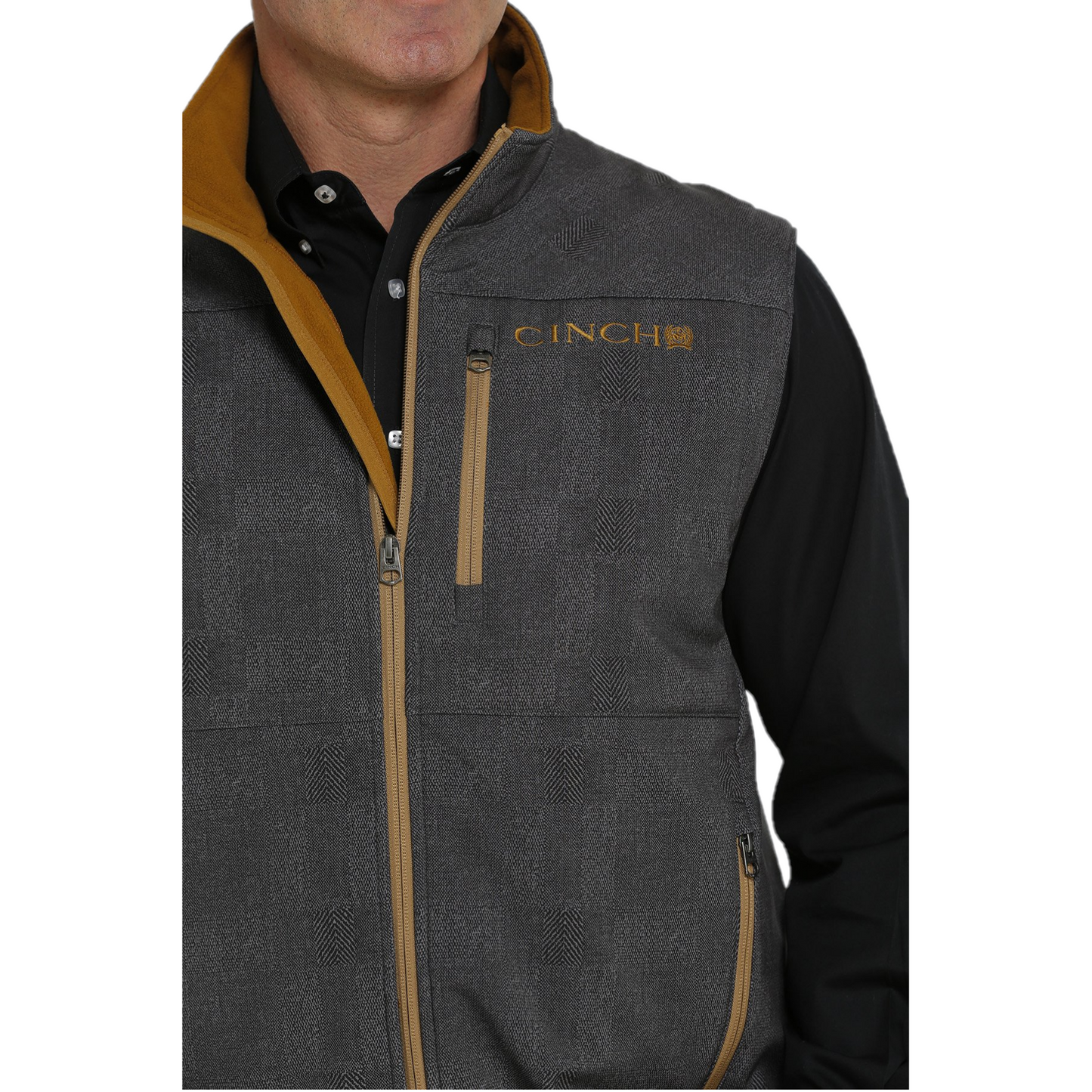 Cinch® Men's Concealed To Carry Charcoal Vest MWV1541006