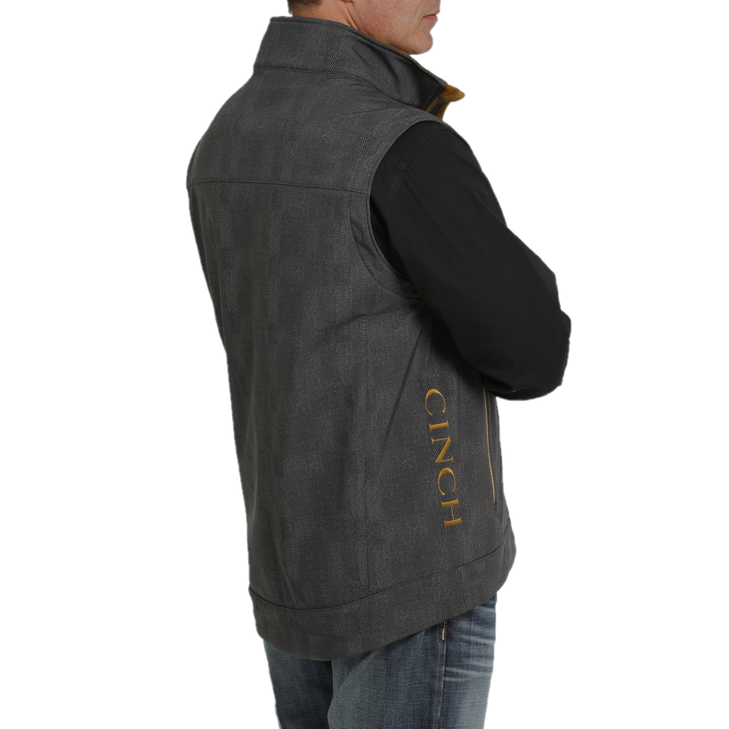 Cinch® Men's Concealed Carry Bonded Charcoal Vest MWV154106X