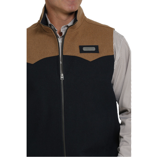 Cinch® Men's Concealed Carry Wooly Bonded Navy Vest MWV1543005