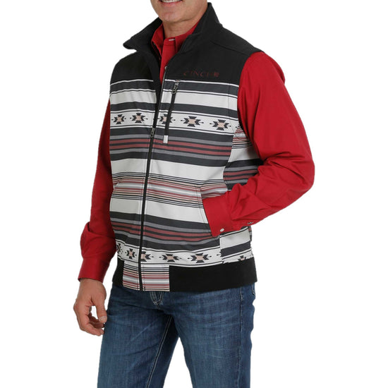 Cinch Men's Southwest Print Multi-Color Bonded Vest MWV1545002