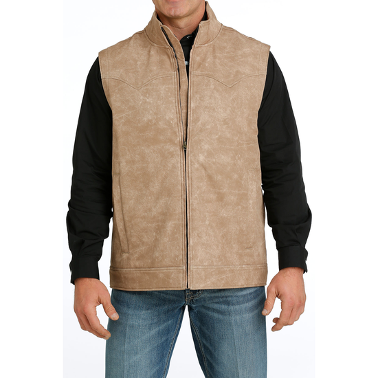 Cinch Men's Conceal Carry Khaki Bonded Vest MWV1592001