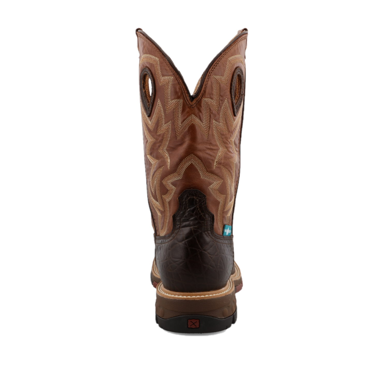 Twisted X Men's Waterproof Chocolate & Spice Western Work Boots MXBAW02