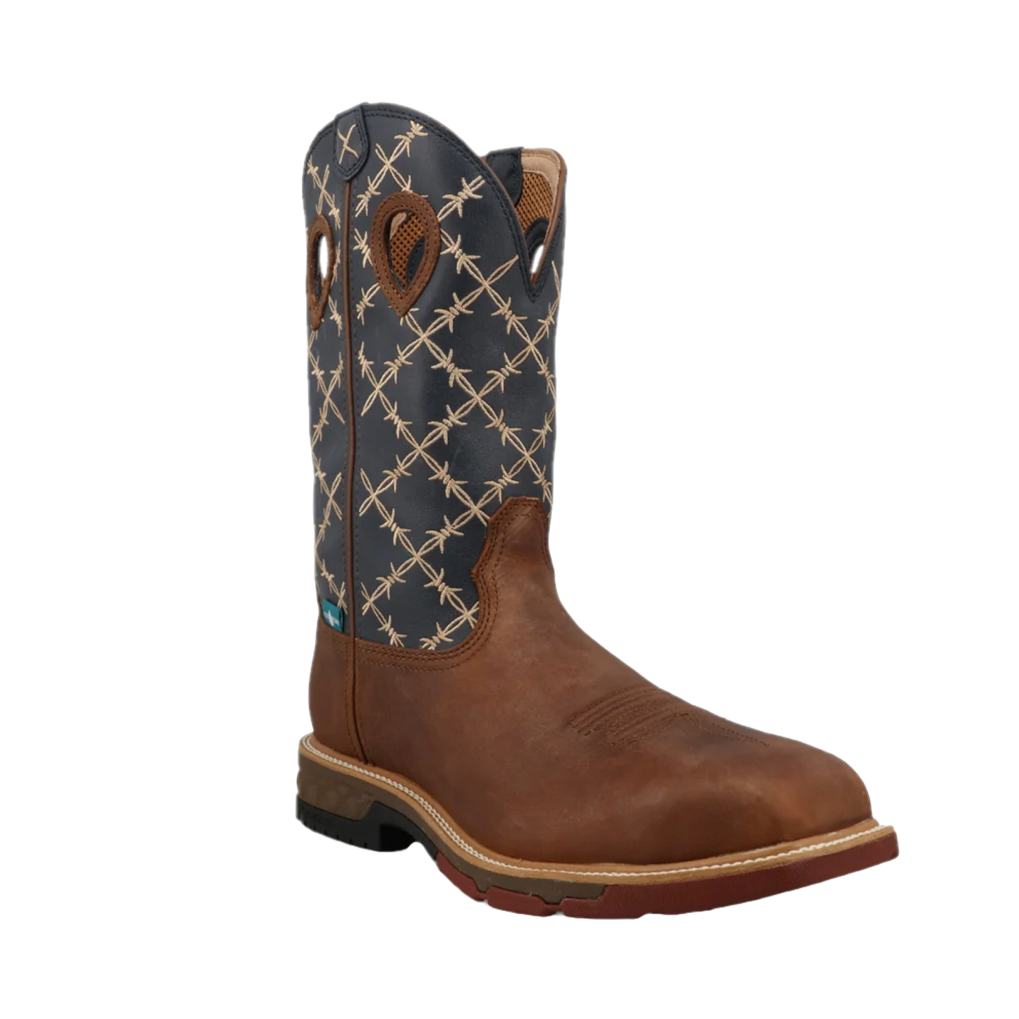 Twisted X Men's Waterproof Hazel & Navy Western Work Boots MXBNWM1