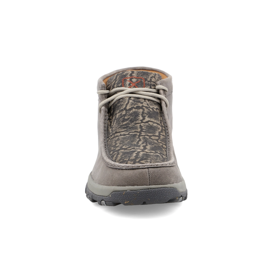 Twisted X® Men's Chukka Elephant Print Grey Slip On Shoes MXC0017
