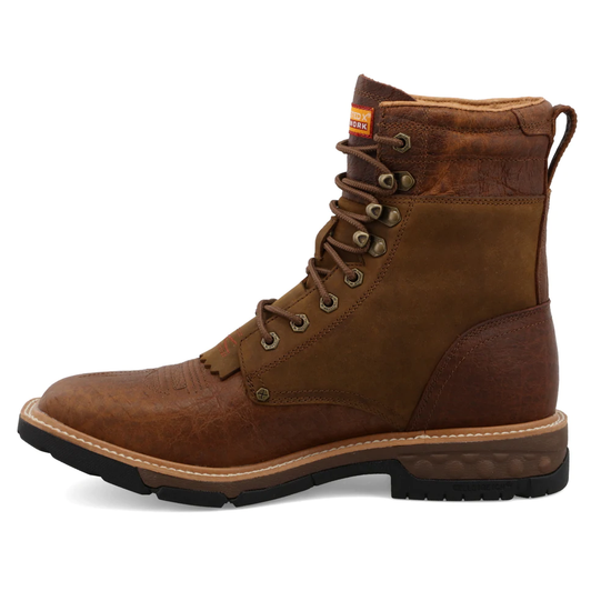Twisted X® Men's 8" CellStretch Lacer Distressed Brown Boots MXLW001