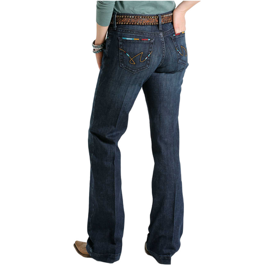 Cruel Denim Ladies Hayley Rinse Trouser Indigo Jeans CB70654001