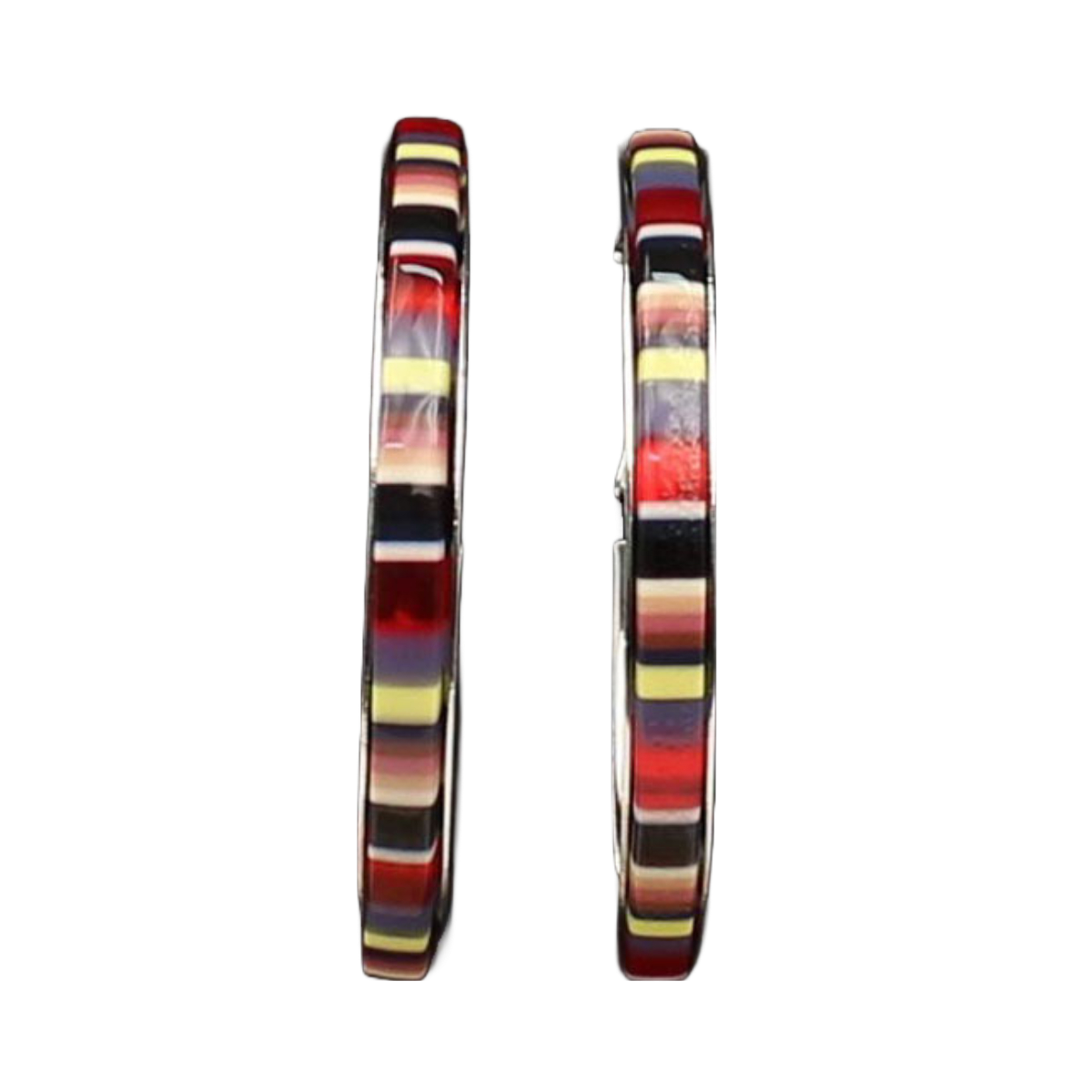 Blazin Roxx Ladies Colorful Serape Striped Hoops 30971