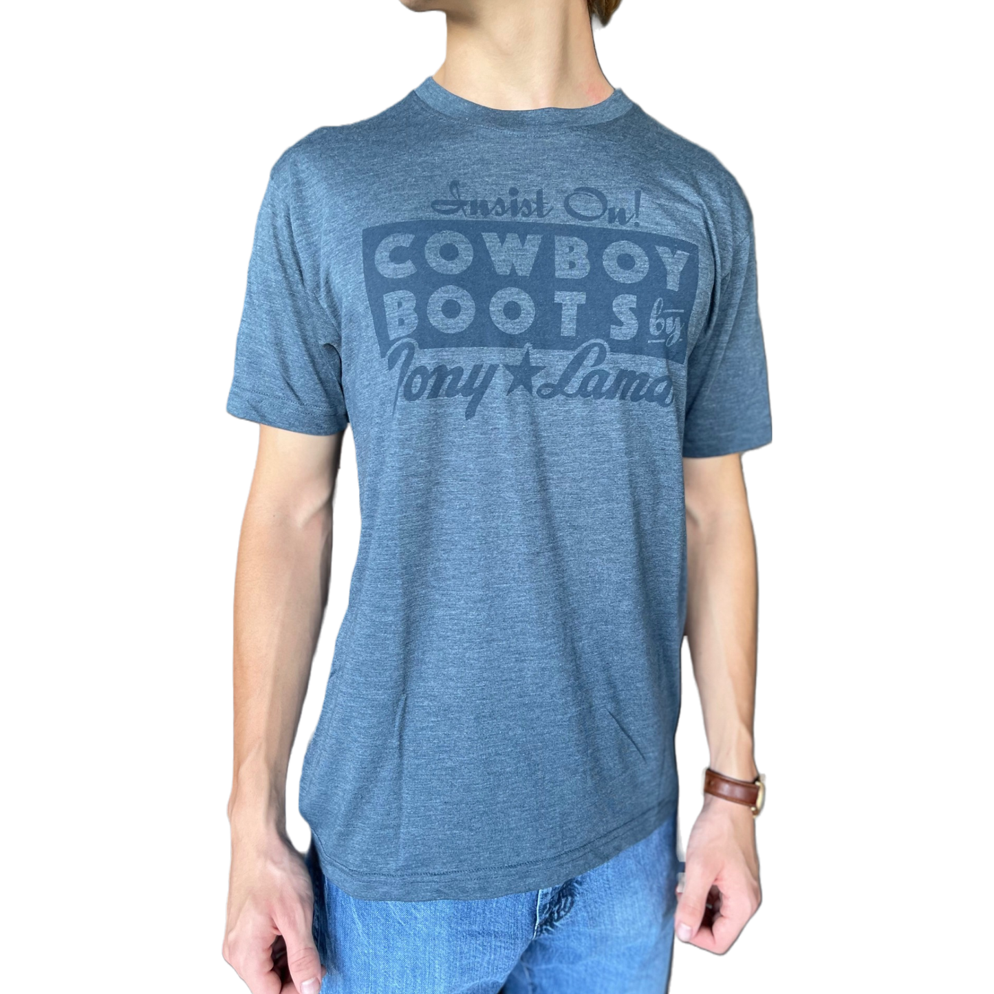 Tony Lama Men's Insist On Indigo Short Sleeve T-Shirt TL-G3185