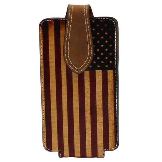 Nocona Men's American Flag Western Cell Phone Case 0696897