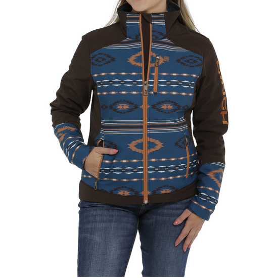 Cinch Ladies Concealed Carry Solid Bonded Aztec Brown Jacket MAJ9858001