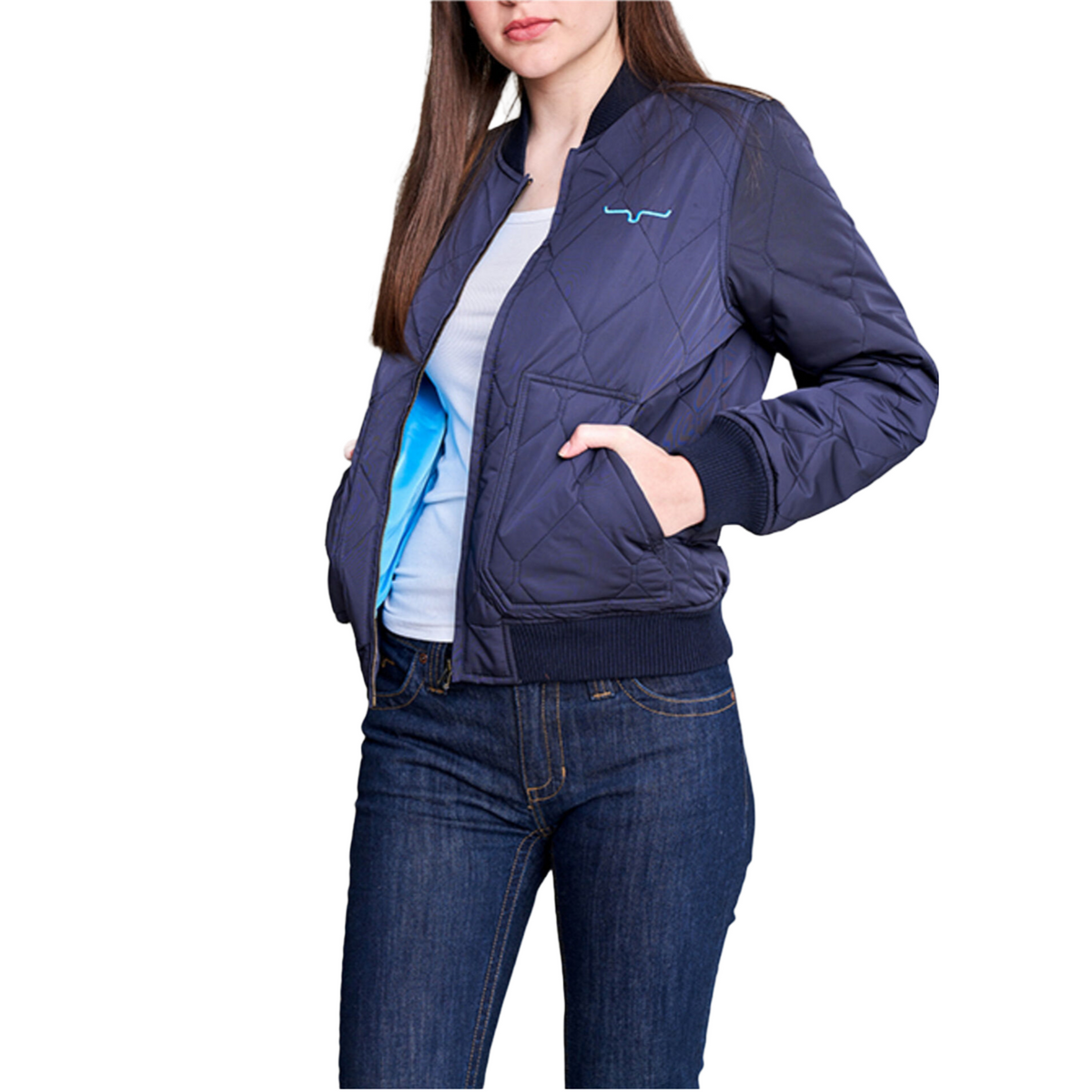 Blouson Bombardier Kimes Ranch Marinos - Neuf Dans Son Emballage - Style Western Casual