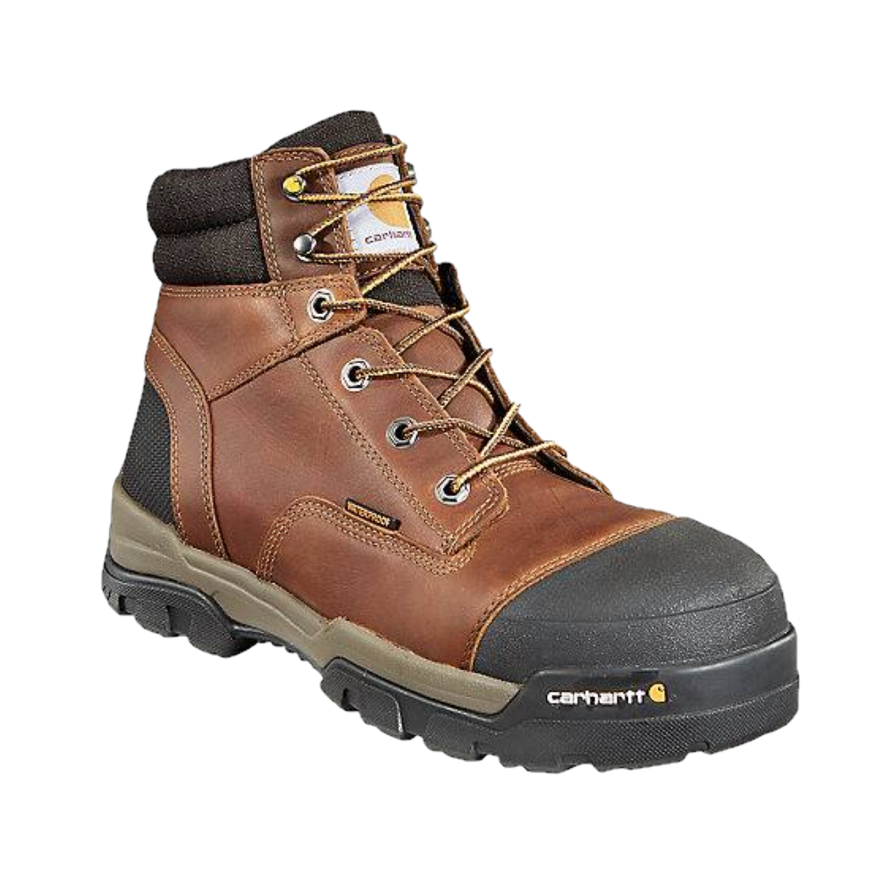 Carhartt® Men's Ground Force Peanut Oil Tan Leather Work Boots CME6355