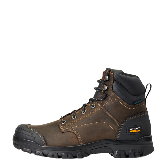 Ariat® Men's Treadfast 6" Waterproof Dark Brown Work Boots 10040266