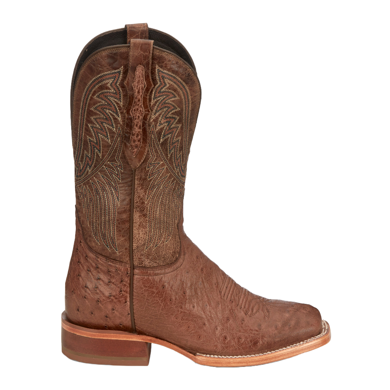 Tony Lama® Men's Alamosa Brown Smooth Ostrich Western Boots SA6102
