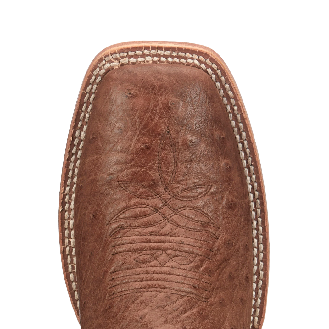 Tony Lama® Men's Alamosa Brown Smooth Ostrich Western Boots SA6102