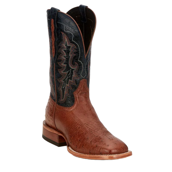 Tony Lama® Men's Murillo Smooth Ostrich Navy Western Boots SA6101