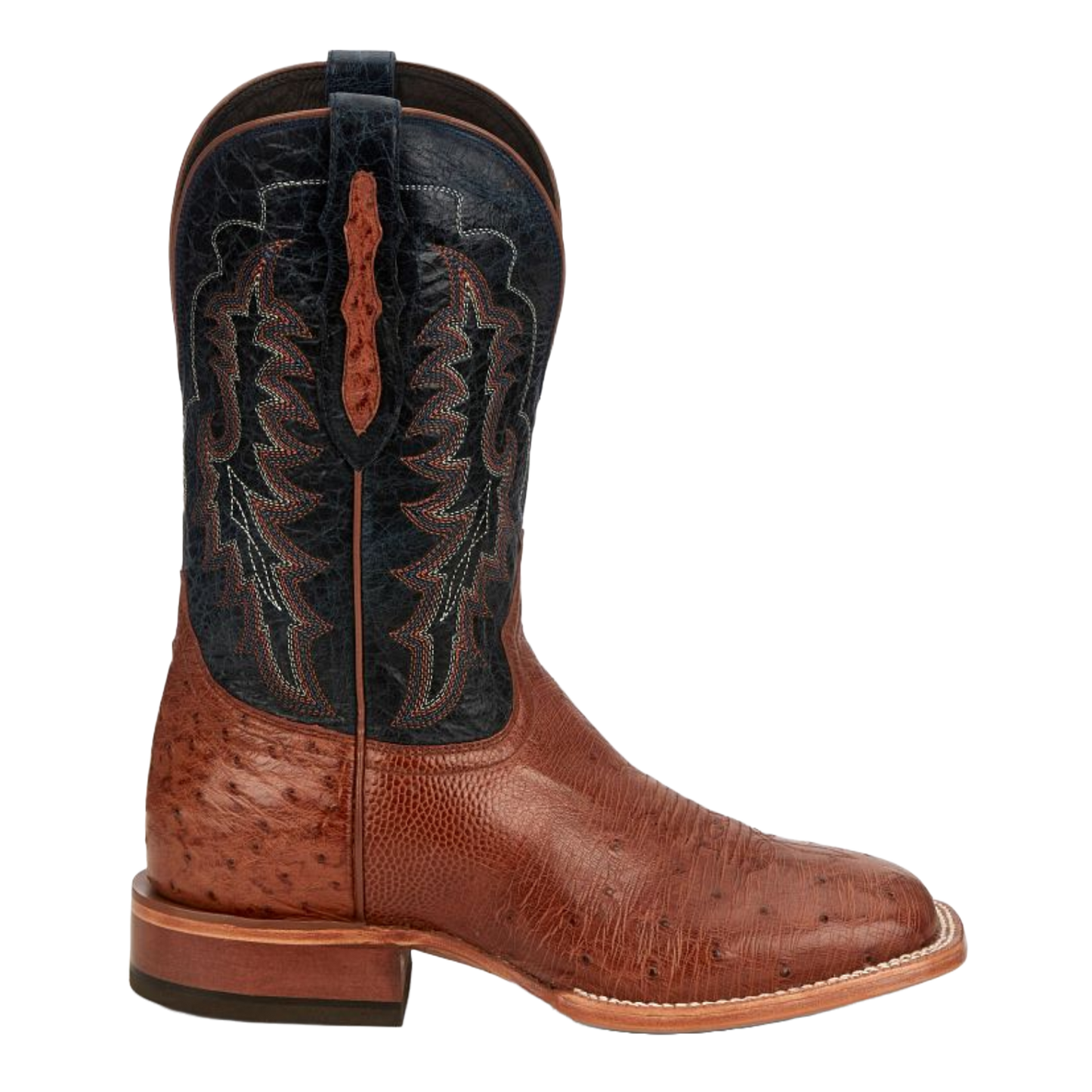 Tony Lama® Men's Murillo Smooth Ostrich Navy Western Boots SA6101