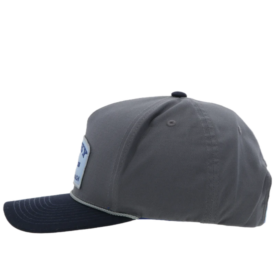 Load image into Gallery viewer, Hooey® Men&amp;#39;s Comal 5 Panel Grey Cap 2368T-GY
