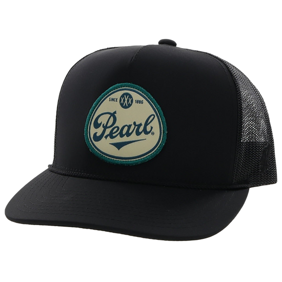 Hooey® Men's Pearl 5 Panel Black Trucker Cap 2272T-BK