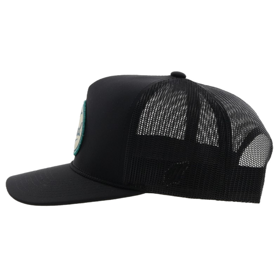 Hooey® Men's Pearl 5 Panel Black Trucker Cap 2272T-BK