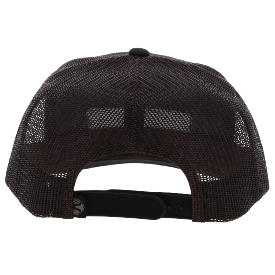 Hooey® Men's Lock Up 6 Panel Black Trucker Cap 2313T-BKBR