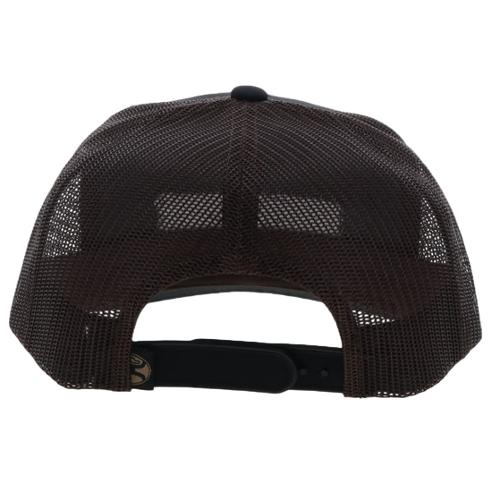 Hooey® Men's Lock Up 6 Panel Black Trucker Cap 2313T-BKBR