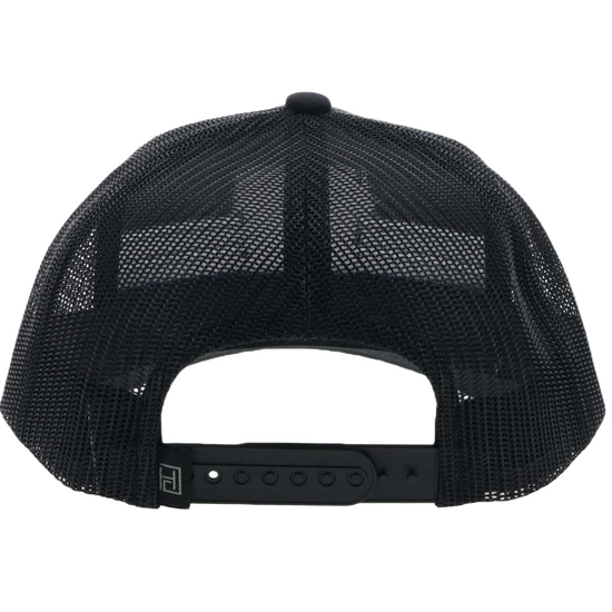 Hooey Men's Cowboy Golf All Black Trucker Cap 2245T-BK