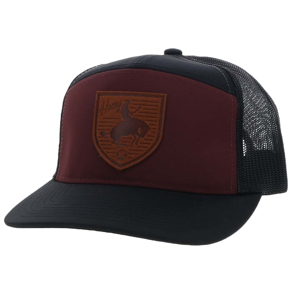 Hooey® Men's Riggin Roughy 7 Panel Maroon Snapback Hat 4042T-MABK