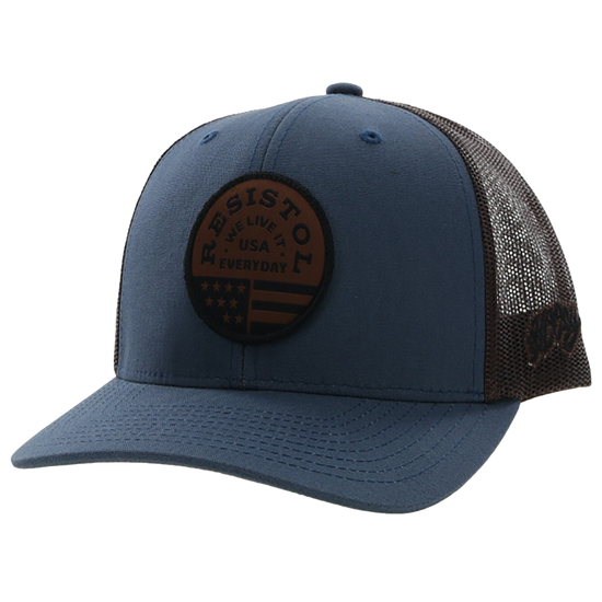 Hooey® Men's Resistol 6 Panel Blue Trucker Cap 2250T-BLBR