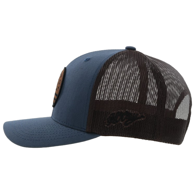 Hooey® Men's Resistol 6 Panel Blue Trucker Cap 2250T-BLBR